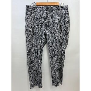Coldwater Creek Natural Fit Capri Black and White Cotton Spandex Women's Size 12